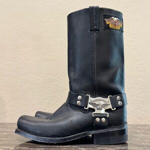Harley Davidson Black Leather
Harness Moto Boots